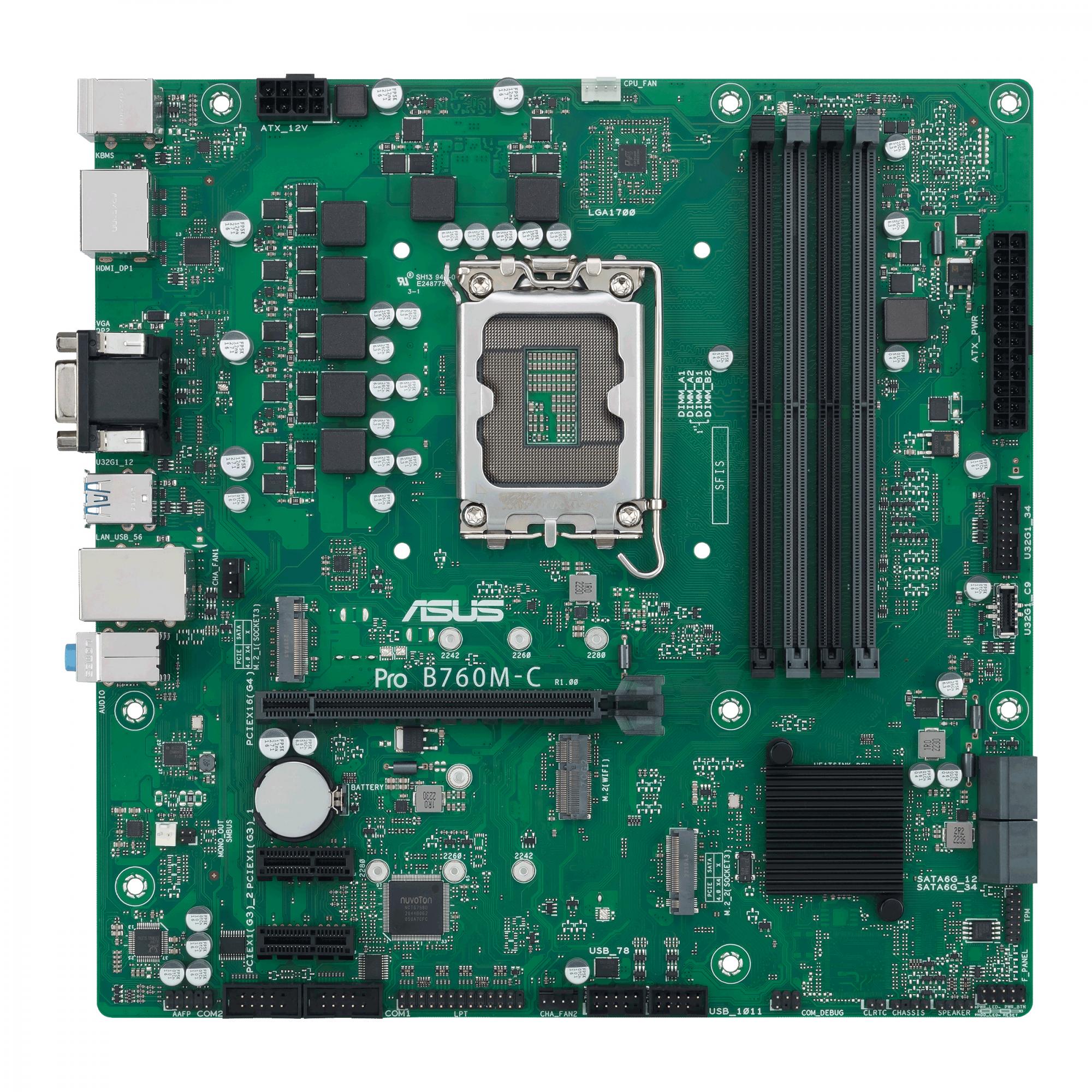 Asus Pro B760m- -csm  Matx  B760  Lga1700  Ddr5