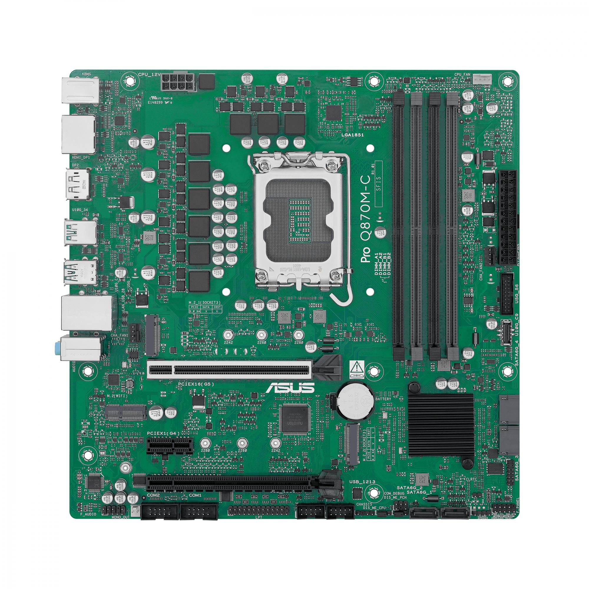 Asus Pro Q870m- -csm  Matx  Q870  Lga 1851  Ddr5