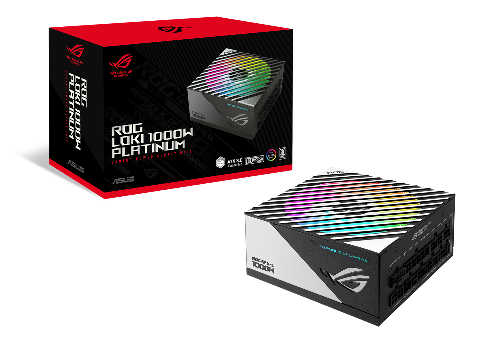 Asus Rog Loki Sfx-  1000w 80 Platinum Fuld Modulær