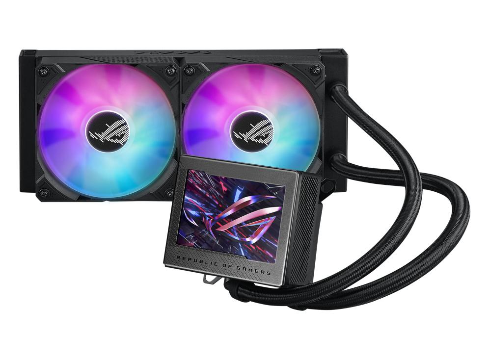 Asus Rog Ryujin Iii 240 Argb Aio Liquid Cooler        Quot  Lcd  2x120mm Rog Argb Magnetic Daisy-chainable Fans 2200 Rpm Pwm