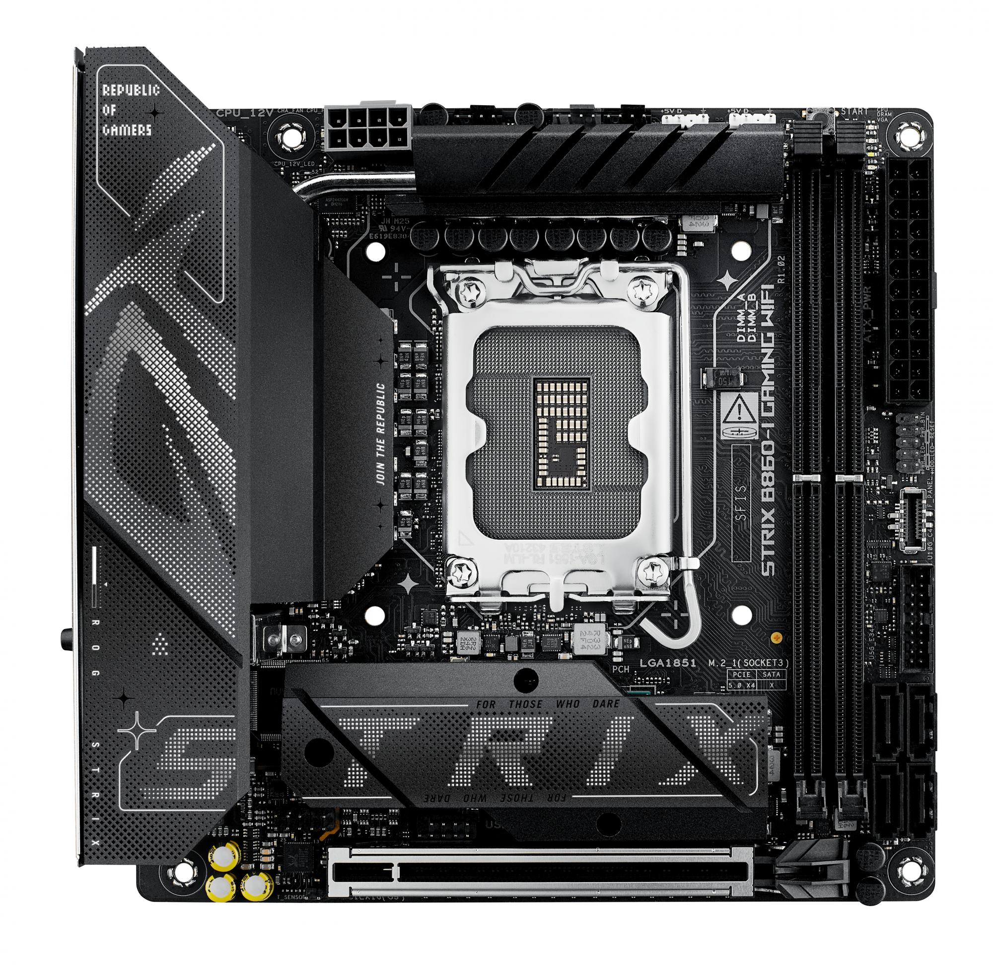 Asus Rog Strix B860-  Gaming Wifi  Mitx  B860  Lga 1851  Ddr5