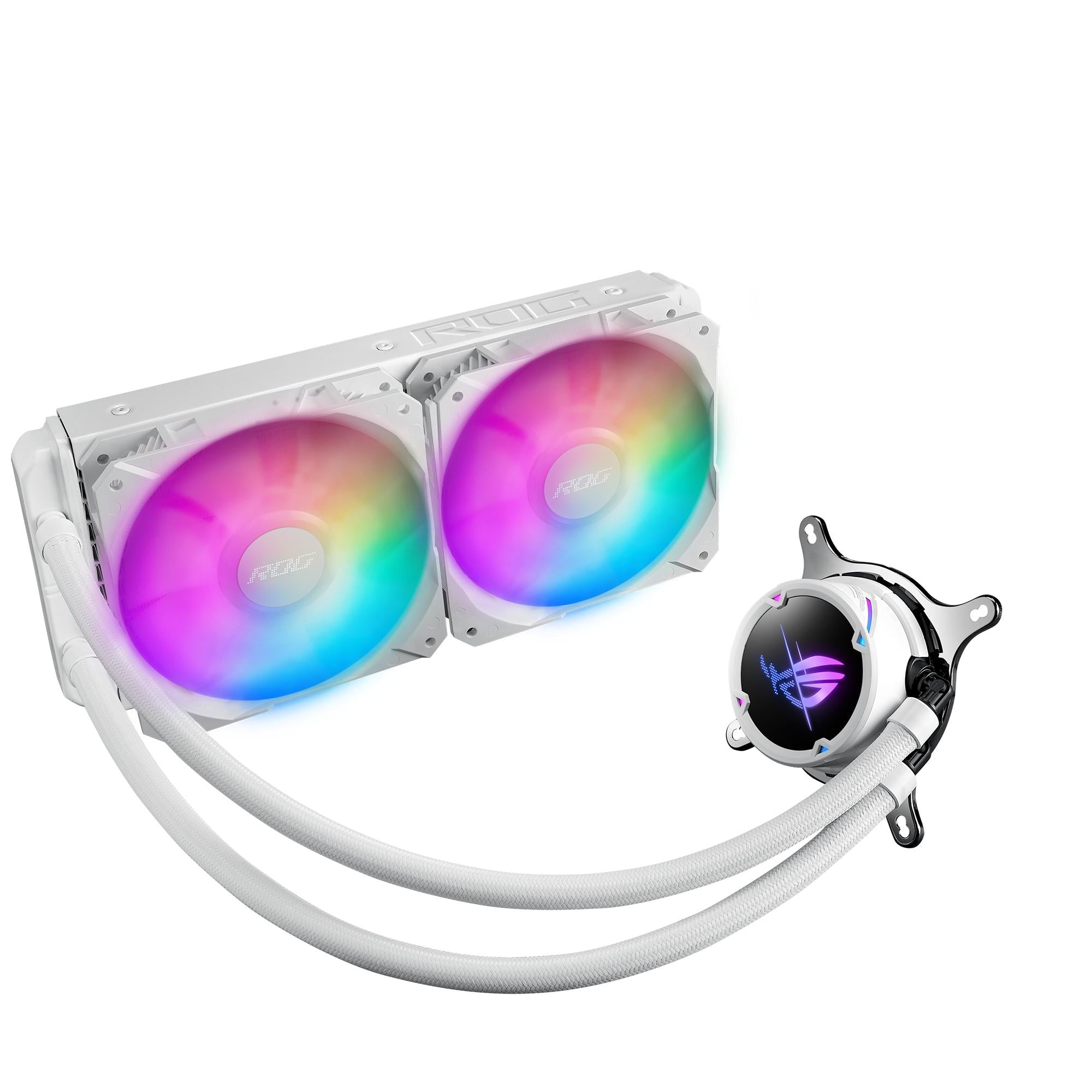 Asus Rog Strix Lc Ii 240 Argb White Edition Aio Liquid Cooler