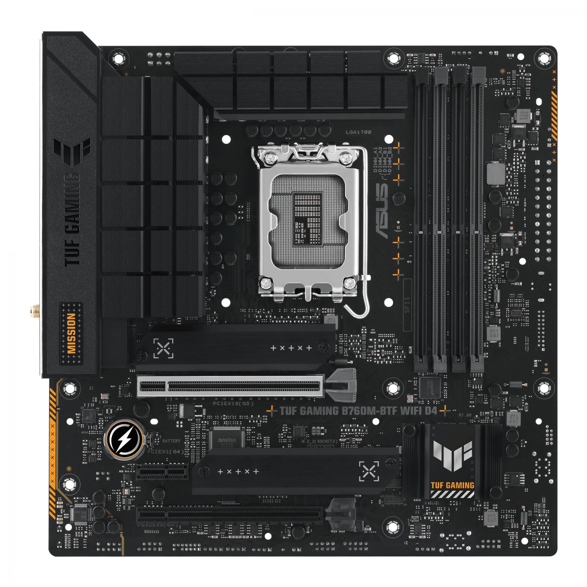 Asus Tuf Gaming B760m-btf Wifi D4  Matx  B760  Lga 1700  Ddr4  Bundkort Geekd Dk