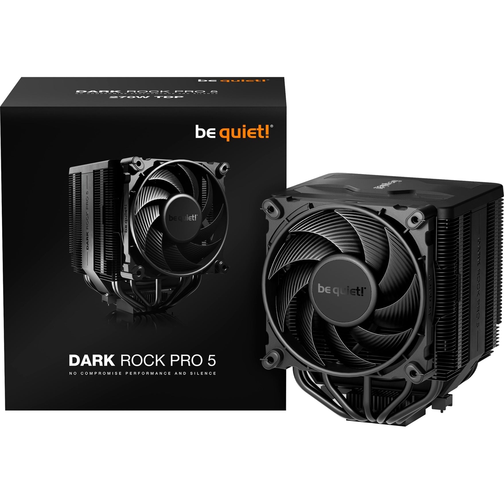 Be Quiet  Dark Rock Pro    Cpu Cooler  Black