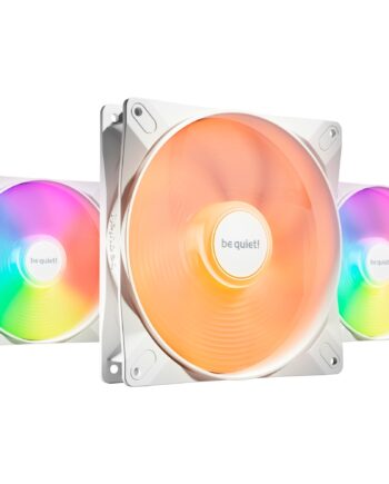 Be Quiet  Light Wings Lx 140mm Pwm High-speed White Triple Pack  Case Fan  White  Pack Of