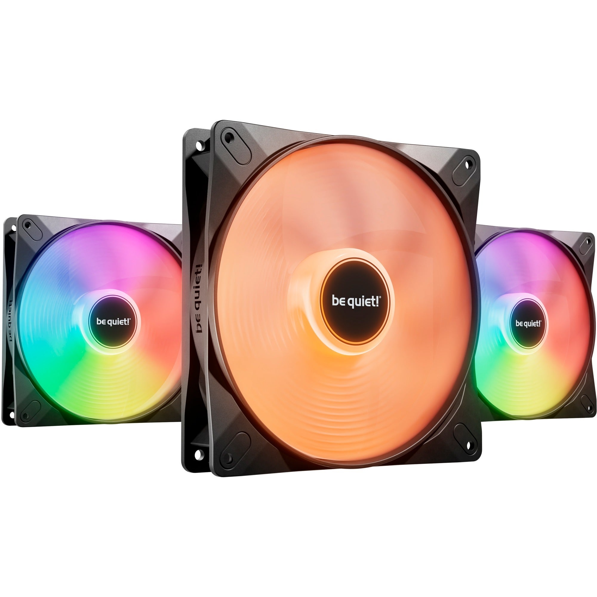 Be Quiet  Light Wings Lx 140mm Pwm Triple Pack  Case Fan  Black  Pack Of