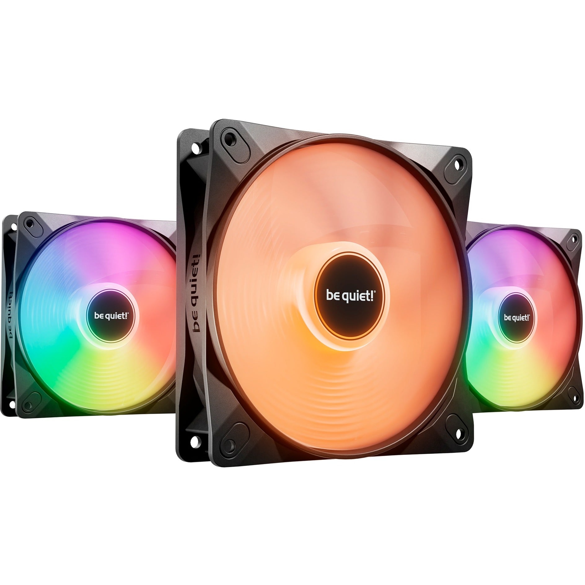 Be Quiet  Light Wings Lx 120mm Pwm Triple Pack  Case Fan  Black  Pack Of