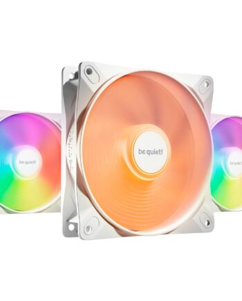 Be Quiet  Light Wings Lx Pwm High-speed 120 Mm White Triple Pack  Case Fan  White  Pack Of