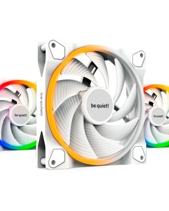 Be Quiet  Light Wings White 140mm Pwm High-speed Triple Pack  Case Fan  White  Pack Of    Incl  Argb Hub