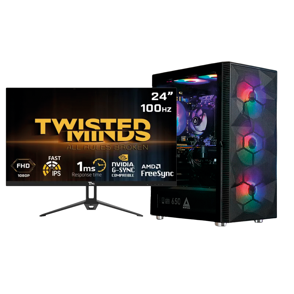 Begynder Gaming Computer     Skærm Pc Bundle Geekd Dk