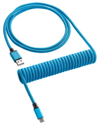 Cablemod Classic Coiled Keyboard Cable Usb   To Usb Type-   Spectrum Blue 150 Cm