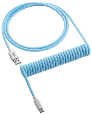 Cablemod Classic Coiled Keyboard Cable Usb-  To Usb Type    Blueberry Cheesecake 150cm