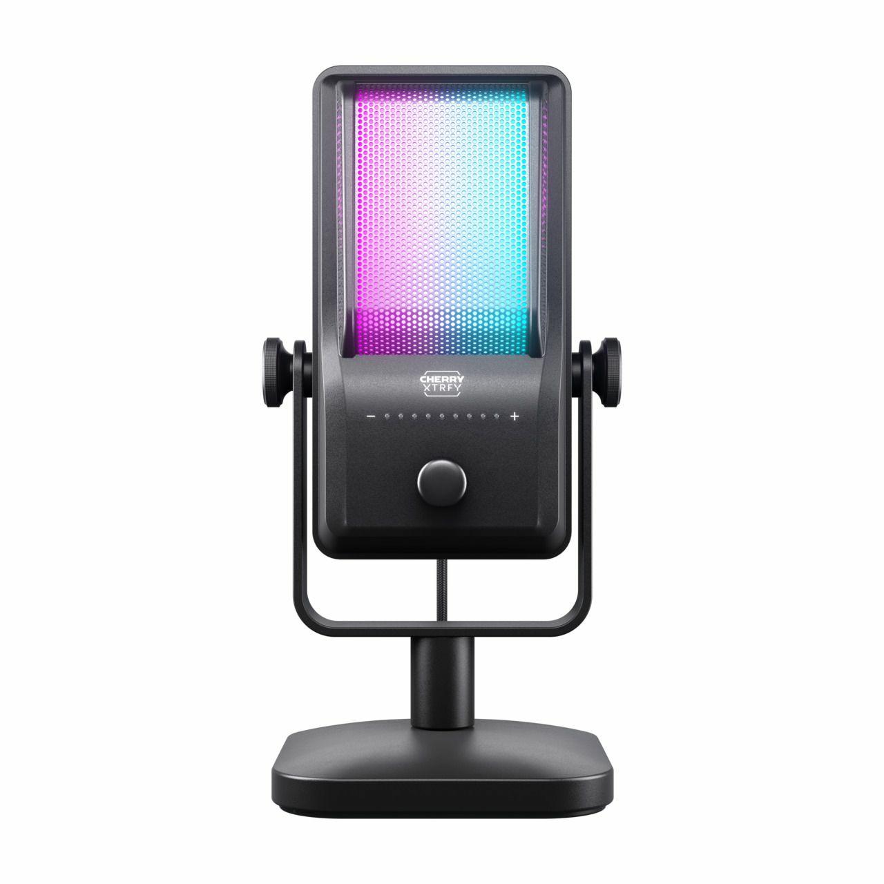 Cherry Xtrfy Ngale Premium Usb Mic Rgb Sort Mikrofon Geekd Dk