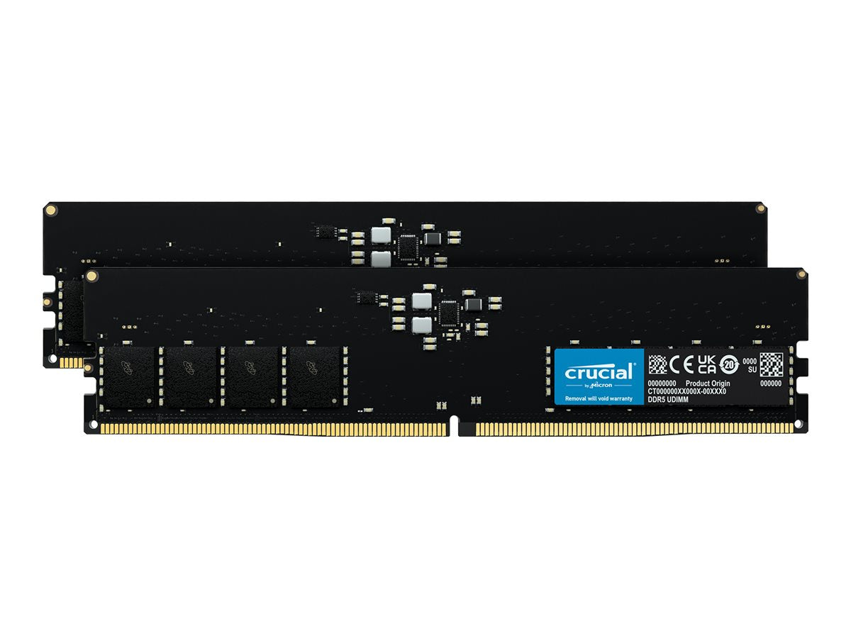 Crucial Ddr5 64gb Kit 4800mhz Cl40 Ikke-ecc Ram Geekd Dk