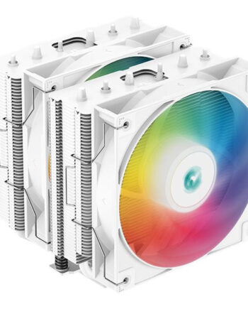 Deepcool Ag620 Wh Argb Cpu Køler  -pack Hvid 120 Mm