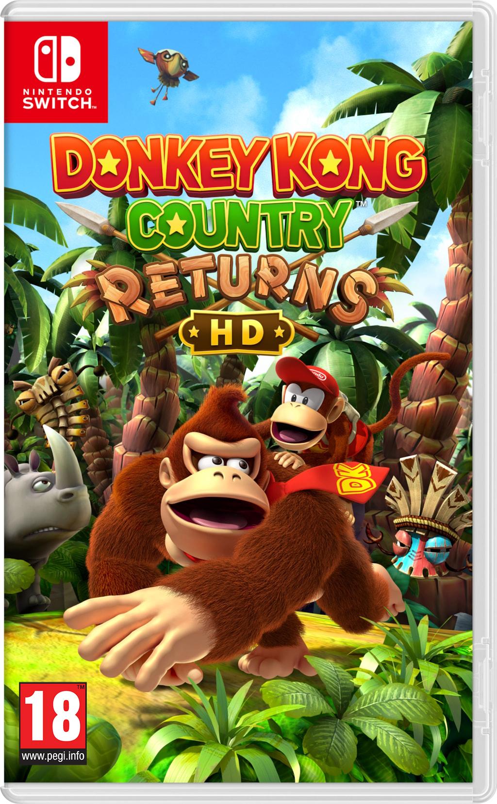 Donkey Kong Country Returns Hd Nintendo Switch Nintendo Switch Spil Geekd Dk