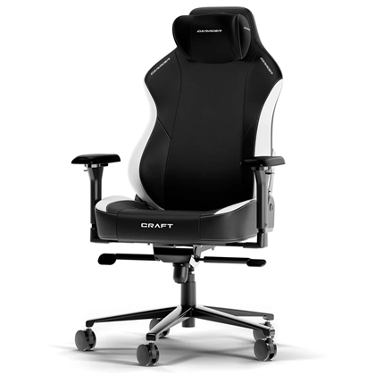 Dxracer Craft   Gamerstol Epu Læder Sort Hvid