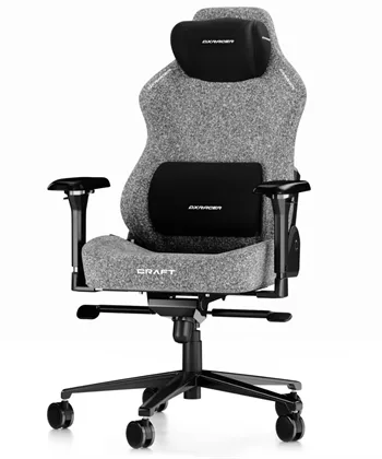 Dxracer Craft   Gamerstol Tekstil Grå