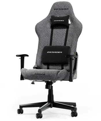 Dxracer Prince   Gamerstol Tekstil Grey