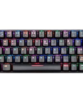 Fourze Gk60 Gaming Keyboard Us 60  Sort Tastatur Geekd Dk
