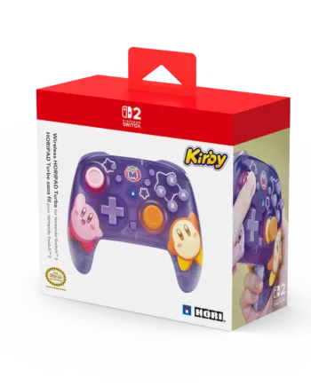 Hori Wireless Horipad Turbo For Nintendo Switch    Kirby And Waddle Dee  Purple Controller Geekd Dk