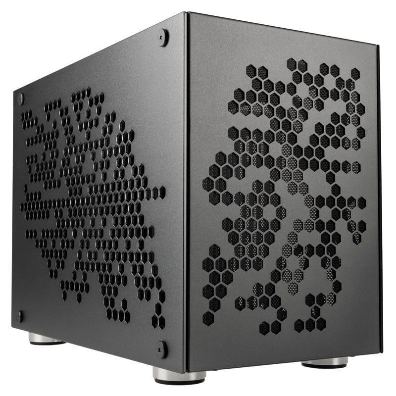 Kolink Rocket Heavy Vented Edition Aluminium Mini-itx Case-gunmetal Grey