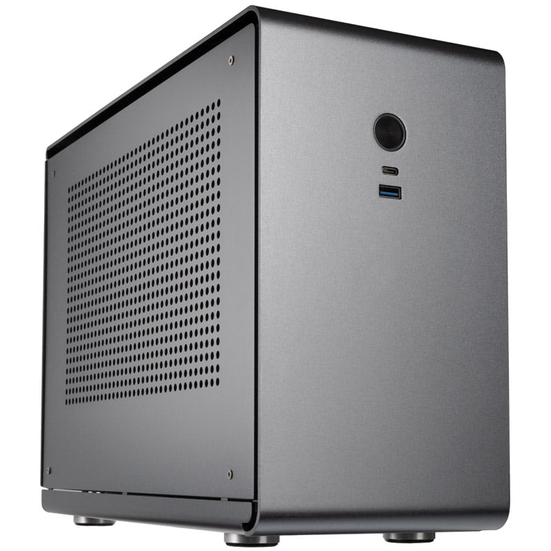 Kolink Rocket V2 Aluminium Mini-itx Case Titanium Grey Kabinet Geekd Dk