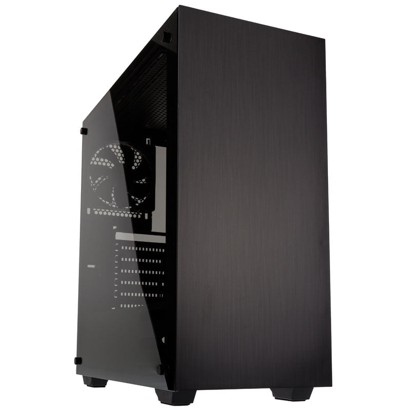 Kolink Stronghold Midi-tower  Tempered Glass Black Window