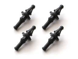 Lamptron Rubber Screws Open Fan Black