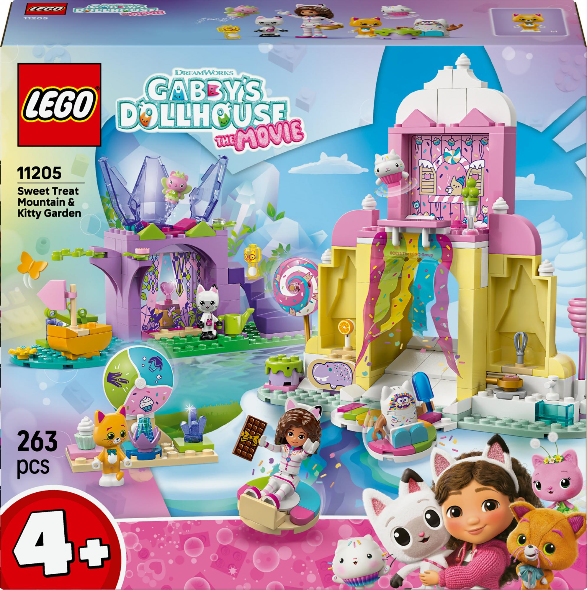 Lego Gabby   Dollhouse Sweet Treat Mountain   Kitty Garden  11205