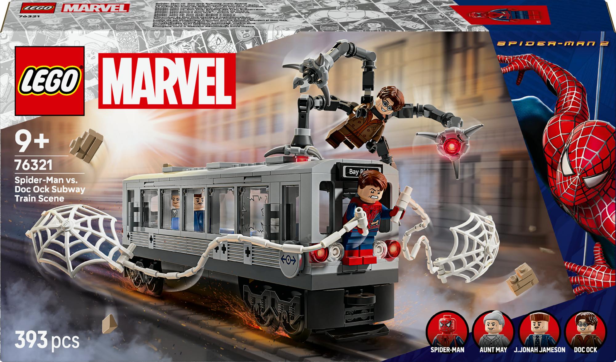 Lego Super Heroes Spider-man Vs  Doc Ock: Subway Train Scene  76321  Geekd Dk