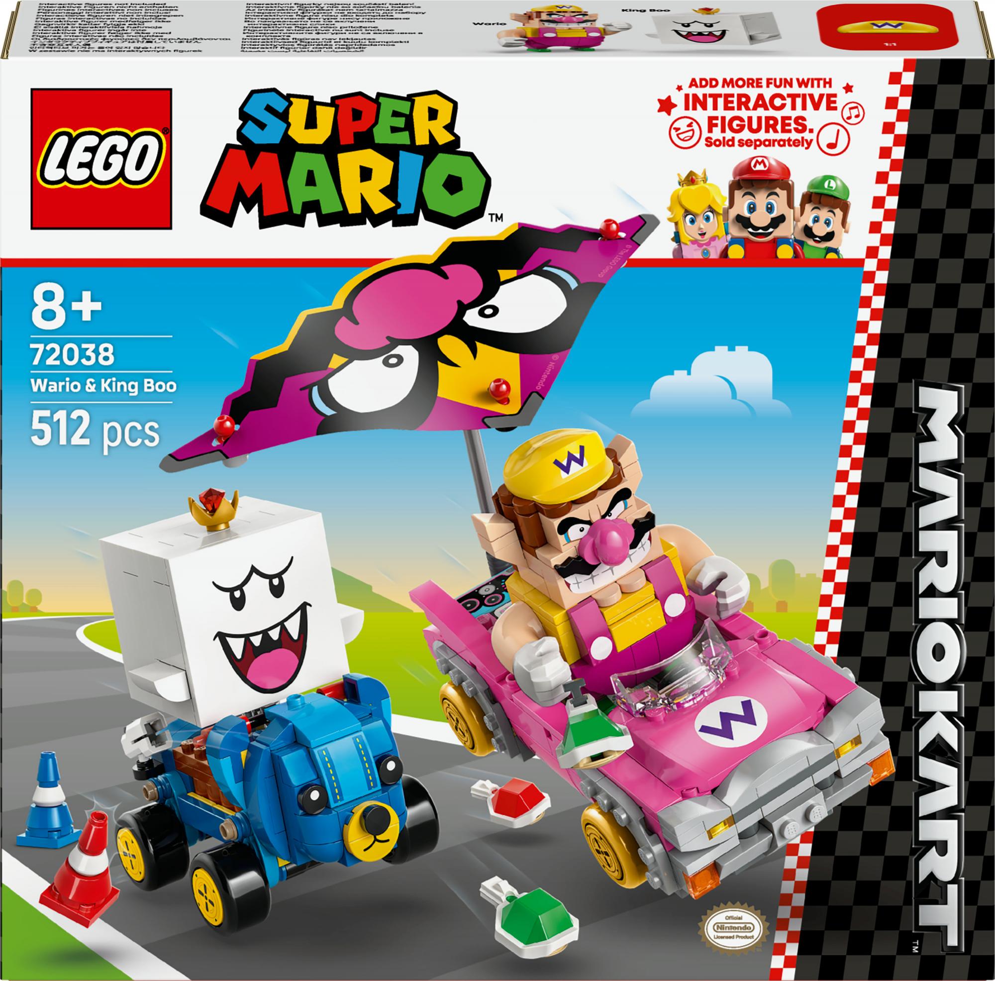 Lego Super Mario Mario Kartâ    Wario   King Boo  72038