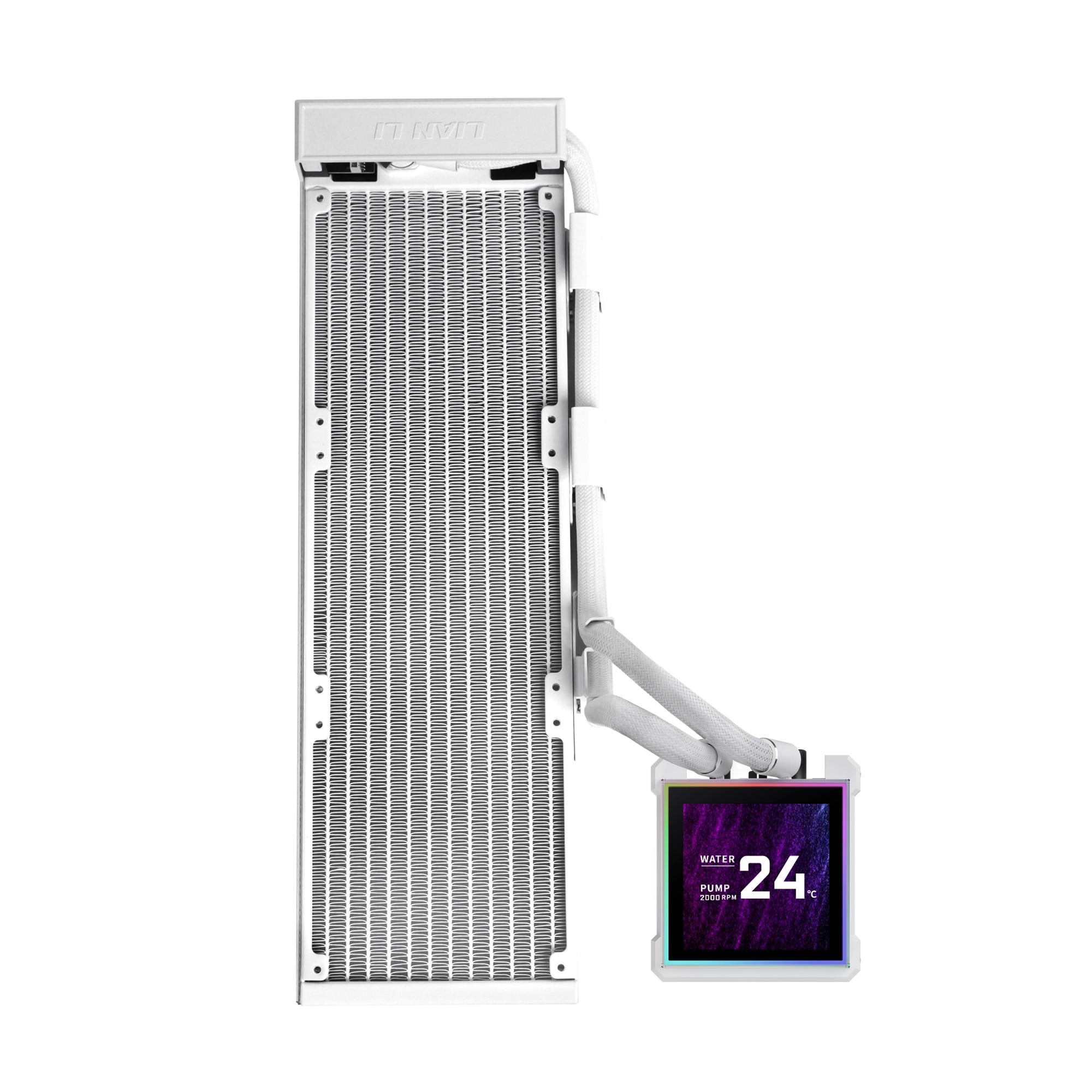 Lian Li Hydroshift Ii Lcd-   360n Fanless  White Vandkøling Geekd Dk