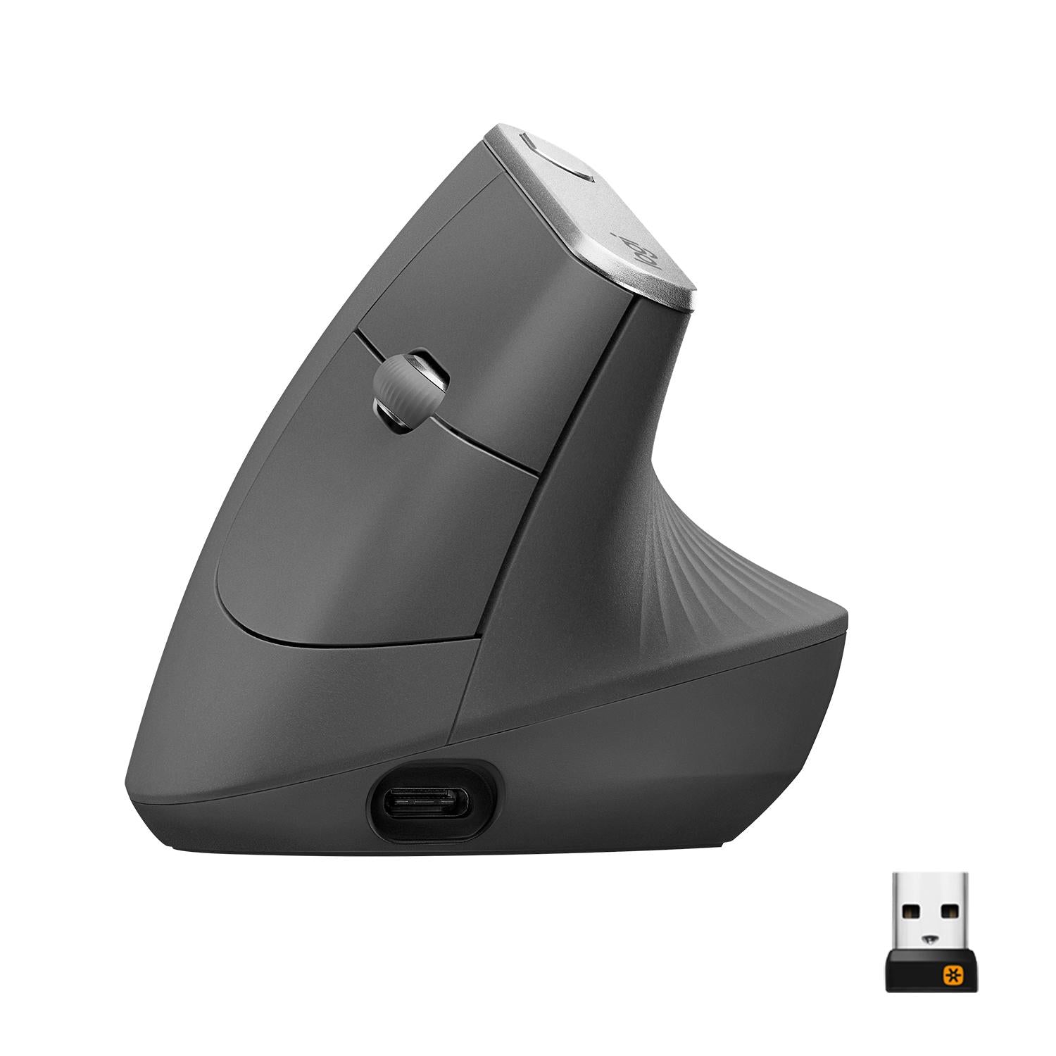 Logitech Mx Vertical Advanced Ergonomic Mouse Graphite Mus Geekd Dk