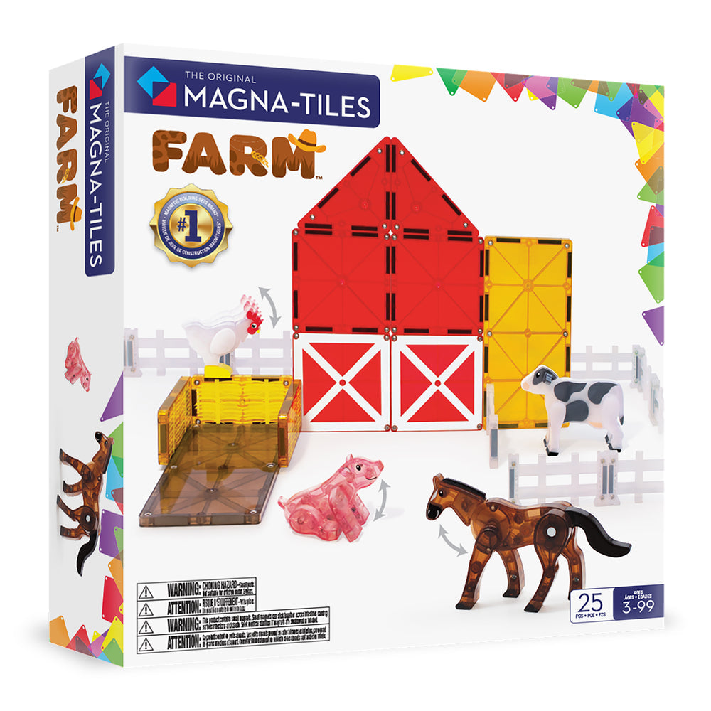 Magna-tiles Farm   Magnetisk Byggesæt Geekd Dk