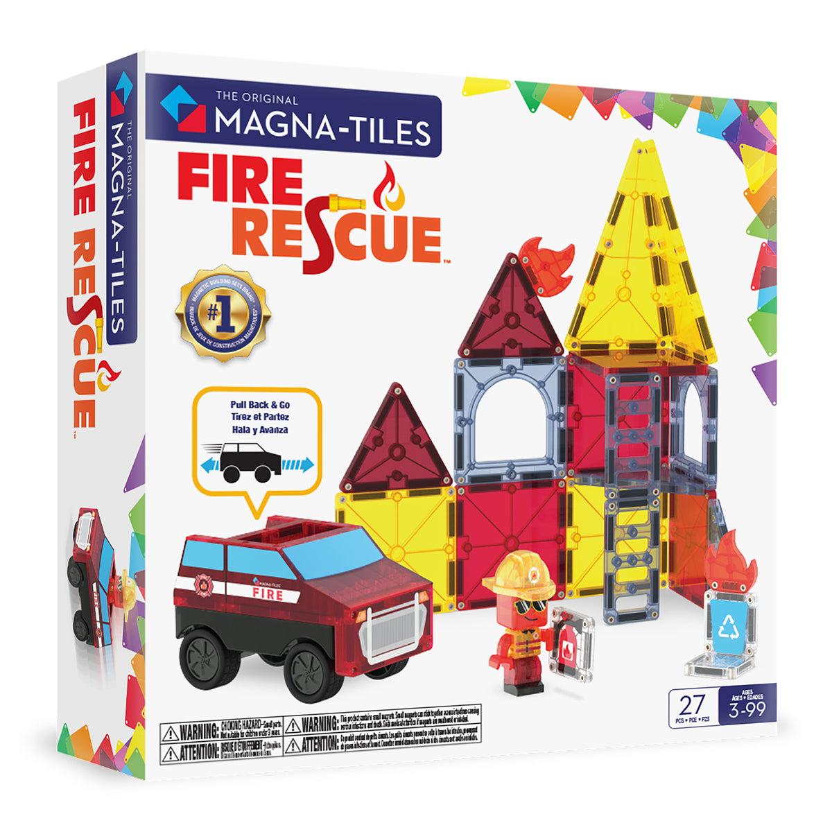 Magna-tiles Fire Rescue   Magnetisk Byggesæt Geekd Dk
