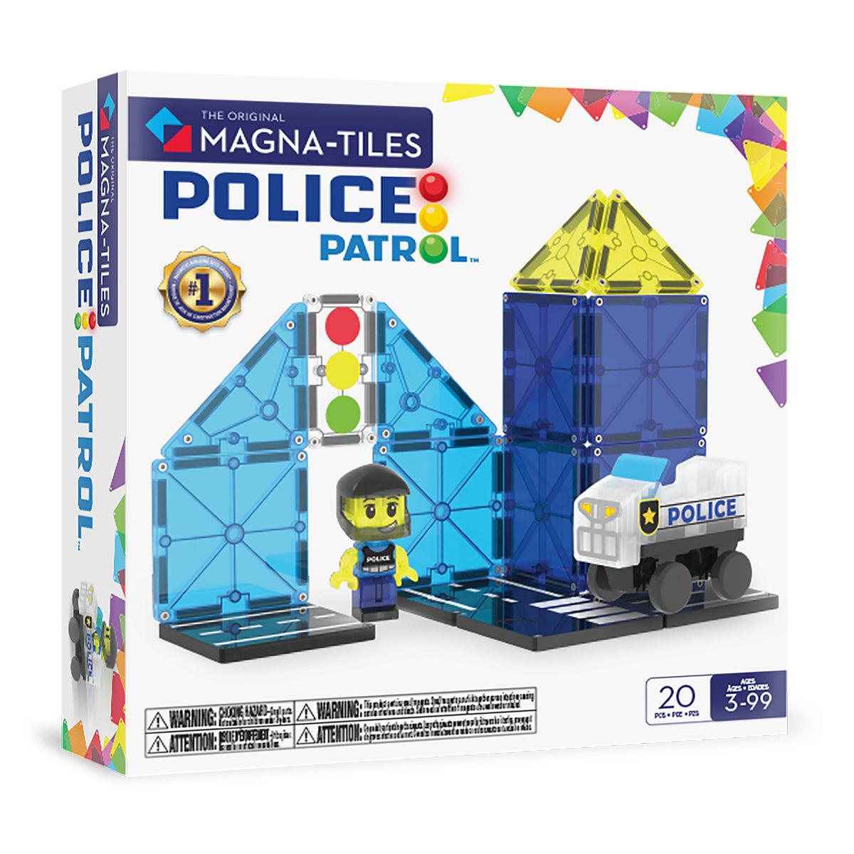 Magna-tiles Police Patrol   Magnetisk Byggesæt Geekd Dk