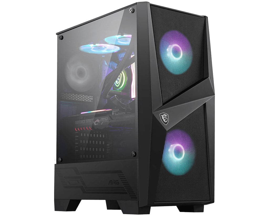 Msi Mag Forge 100r Mid-tower Atx   Micro-atx   Mini-itx Kabinet Geekd Dk
