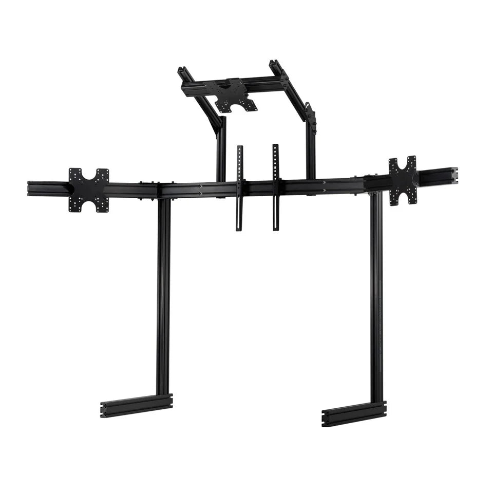 Next Level Racing Elite Fritstående Quad Monitor Stand Sort Skærmophæng Geekd Dk