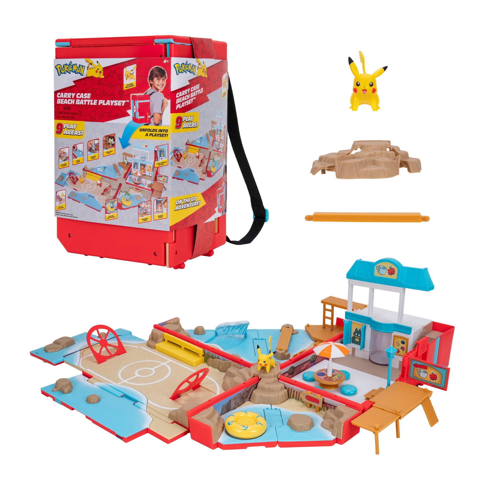 Pokémon Carry Case Beach Playset Legetøjs-strand-sæt Geekd Dk