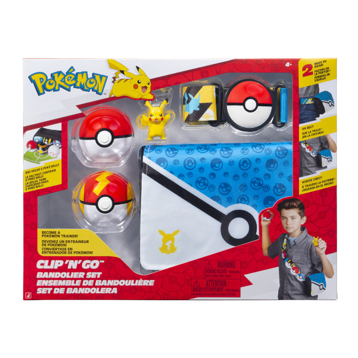 Pokémon Clip   Go Bandolier Set Pikachu Merchandise Geekd Dk