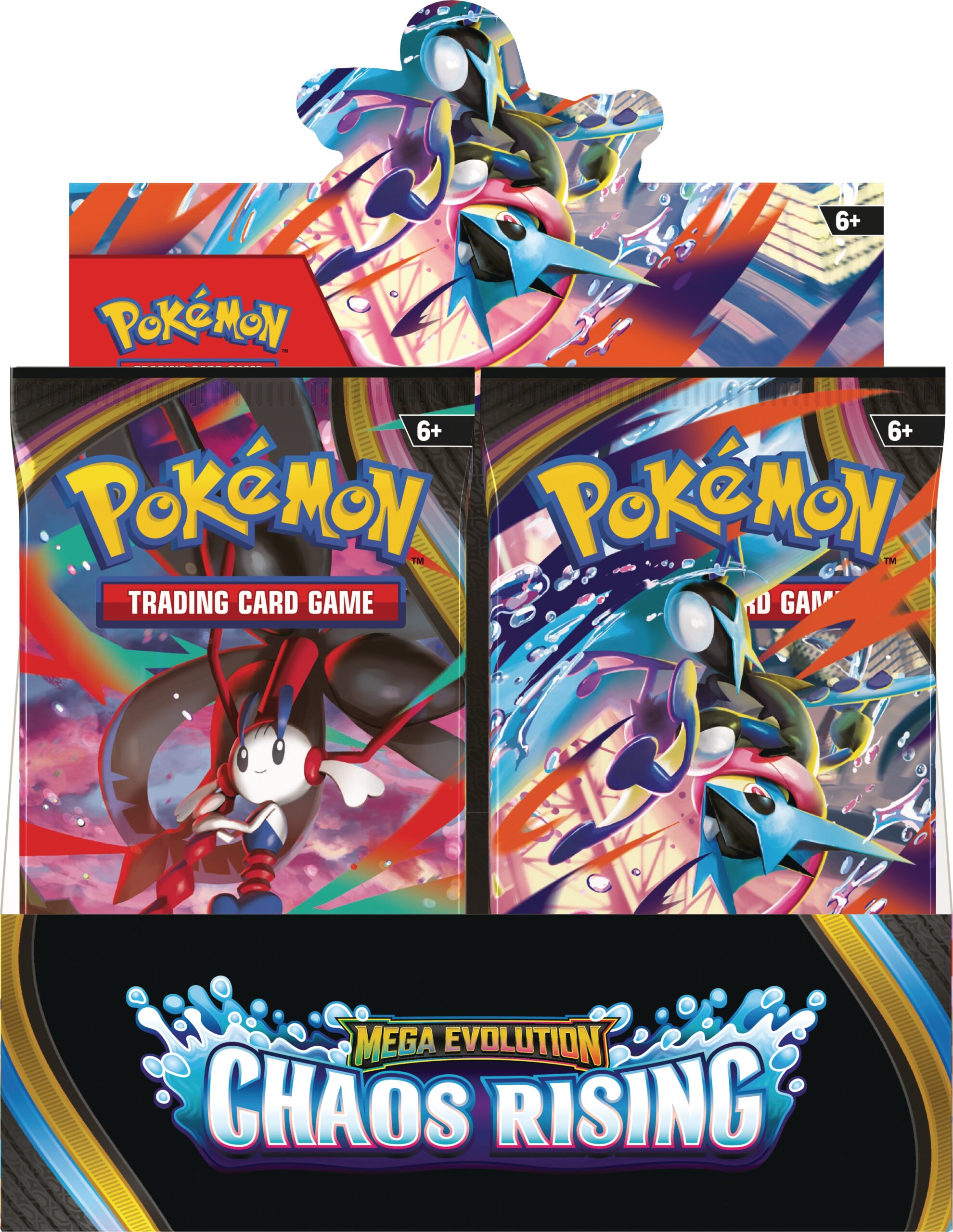 Pokémon Mega Evolution Chaos Rising Booster Box Toys Trading Card Geekd Dk