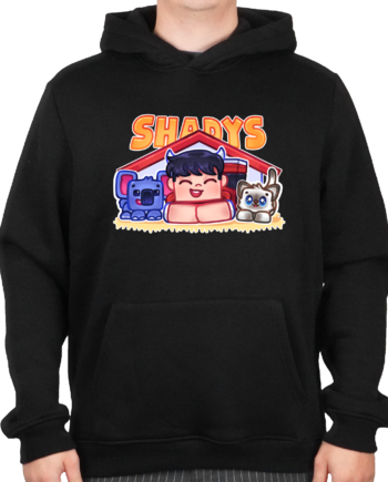 Shadys Kæledyr Hoodie Sort Geekd Dk