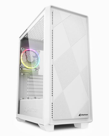 Sharkoon Vs8 Rgb   Tower Case  White  Tempered Glass