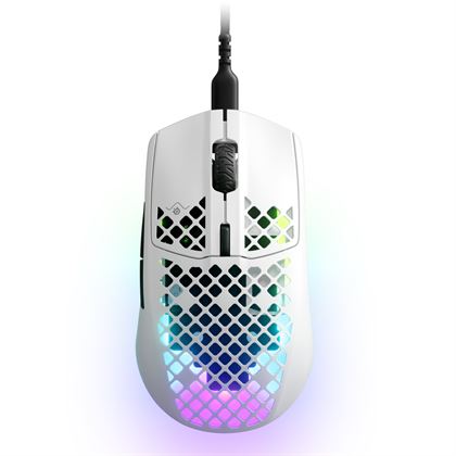 Steelseries Aerox   Gaming Mus Snow