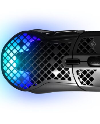 Steelseries Aerox   Optisk Trådløs Kabling Sort