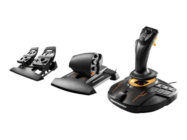 Thrustmaster 16000m Fcs Flight Pack Joystick Speeder Og Pedaler Geekd Dk