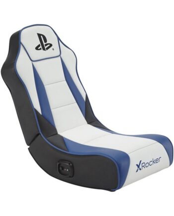 Xrocker Playstation Geist     Floor Rocker White And Blue Stol Geekd Dk